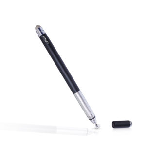 【A】【DP21古典黑】ePluto圓盤網狀雙頭精細電容式觸控筆
