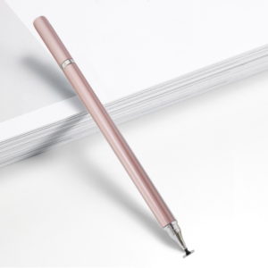 【C】(8入組)【DP34玫瑰金】精緻雙用款精緻書寫電容式細字觸控筆